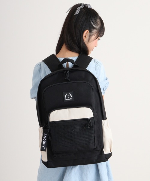 SNOOPY】 ポリエステル バイカラー フェイスラバープレート