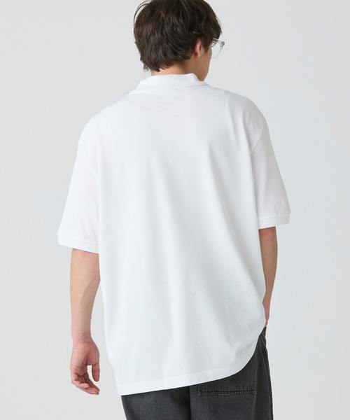 【新品タグ付き】ラコステ ビッグワニ ポロシャツ ルーズフィット Lサイズ 白 LACOSTE（ラコステ） ポロシャツ オリジナルフィット 長袖 ポロシャツ