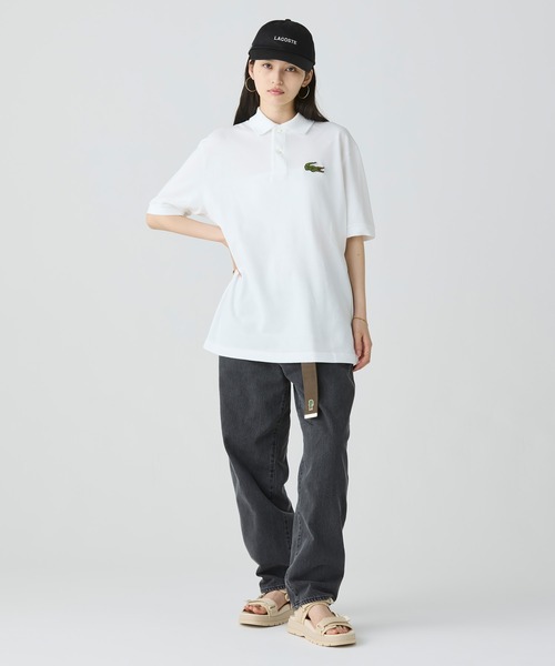 LACOSTE｜L.12.12ルーズフィット ドロップショルダー 鹿の子半袖