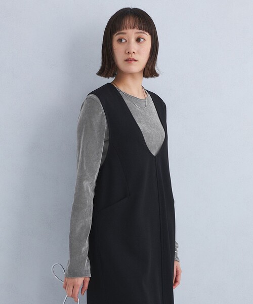 green label relaxing(グリーンレーベルリラクシング)の「シアーフロッキー ロングスリーブ プルオーバー(Tシャツ/カットソー・レディース・オレンジ/ブラック/ライトブルー/モカ/ライトグレー/オフホワイト・FREE)」の21枚目の写真