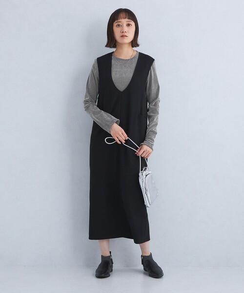 green label relaxing(グリーンレーベルリラクシング)の「シアーフロッキー ロングスリーブ プルオーバー(Tシャツ/カットソー・レディース・オレンジ/ブラック/ライトブルー/モカ/ライトグレー/オフホワイト・FREE)」の22枚目の写真