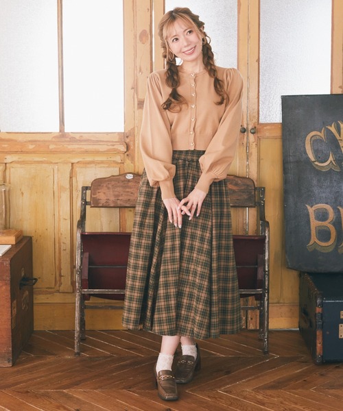 Areeam ミッキー/チェックジャンパースカート ミッキー/チェックジャンパースカート/Areeam（アリーム）のジャンパー