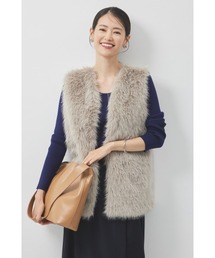 M.deux | ●フェイクファーベスト●(ベスト)