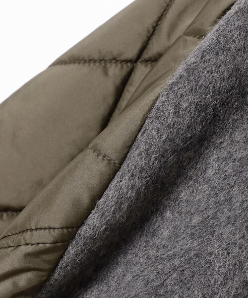 Ray BEAMS（レイビームス）の「RBS / キルティング キリカエ コート（チェスターコート・レディース・ブラック/グレー・ONE SIZE）」の16枚目の写真