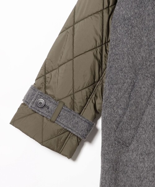 Ray BEAMS（レイビームス）の「RBS / キルティング キリカエ コート（チェスターコート・レディース・ブラック/グレー・ONE SIZE）」の22枚目の写真