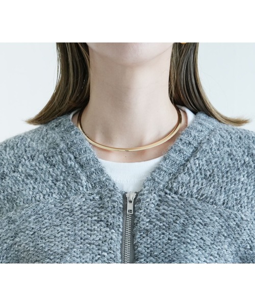 reca（レカ）の「ダブルジップニットベスト（ベスト・レディース・グレー系その他/ブラウン系その他/ブラック系その他/キナリ・M）」の15枚目の写真