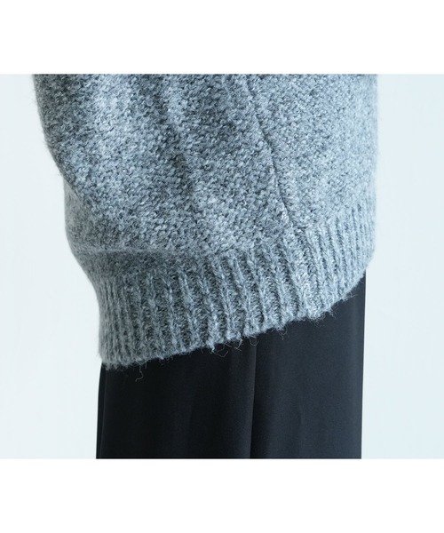 reca（レカ）の「ダブルジップニットベスト（ベスト・レディース・グレー系その他/ブラウン系その他/ブラック系その他/キナリ・M）」の18枚目の写真