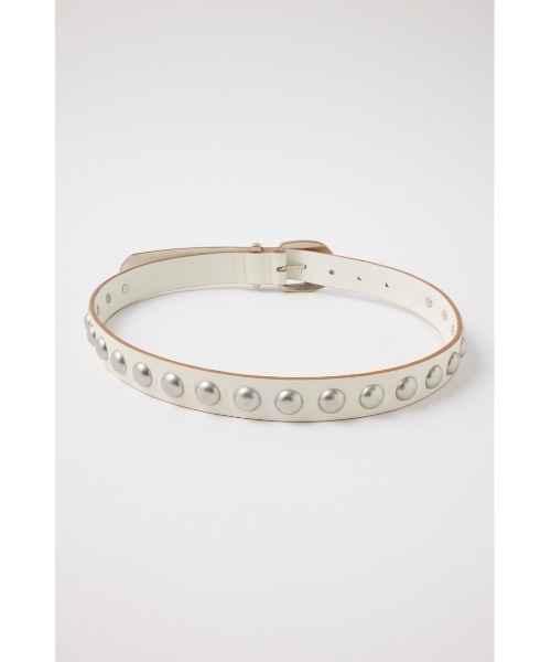 MOUSSY（マウジー）の「STUDS LEATHER ベルト（ベルト・レディース・ブラック/ホワイト・FREE）」の12枚目の写真