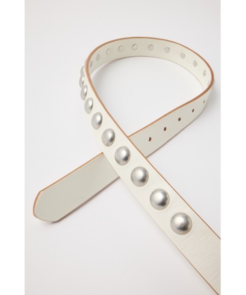 MOUSSY（マウジー）の「STUDS LEATHER ベルト（ベルト・レディース・ブラック/ホワイト・FREE）」の14枚目の写真