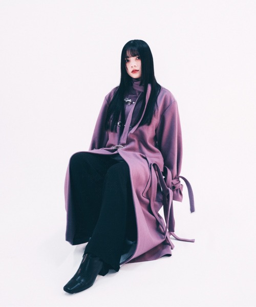 BLAYMORE（ブレイモア）の「【BLAYMORE】Big Fireman Melton Coat（ダッフルコート・メンズ・ピンク系その他/ブラック・MEDIUM/SMALL）」の10枚目の写真