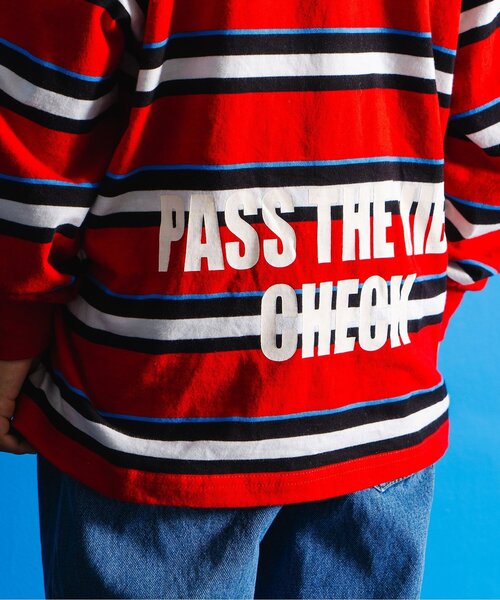 BREEZE（ブリーズ）の「【BREEZE NEW JACK】マルチボーダーポロシャツ（ポロシャツ・キッズ・レインボー/レッド/ネイビー・90/100/110/120/130/140/150/160）」の6枚目の写真