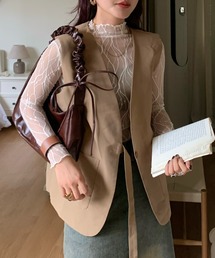 efill | ベルト付き ジレ ベスト(ベスト)