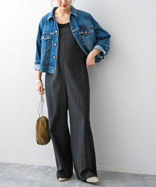 Spick & Span コットンビエラベアトップコンビネゾン Spick & Span（スピックアンドスパン）の「コットンビエラベア