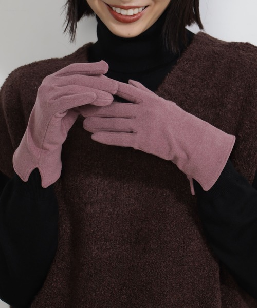 FOUND GOOD（ファウンドグッド）の「シンプルテブクロ（手袋・レディース・ブラック/ベージュ/グレー系/グレー系5/ブラウン系/パープル系2・FREE）」の6枚目の写真