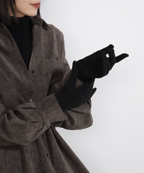 FOUND GOOD（ファウンドグッド）の「シンプルテブクロ（手袋・レディース・ブラック/ベージュ/グレー系/グレー系5/ブラウン系/パープル系2・FREE）」の8枚目の写真