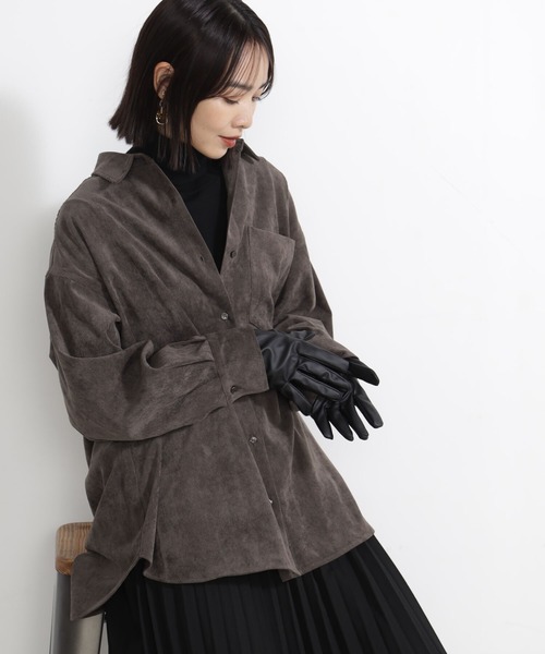 FOUND GOOD（ファウンドグッド）の「シンプルテブクロ（手袋・レディース・ブラック/ベージュ/グレー系/グレー系5/ブラウン系/パープル系2・FREE）」の10枚目の写真