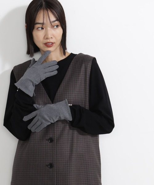 FOUND GOOD（ファウンドグッド）の「シンプルテブクロ（手袋・レディース・ブラック/ベージュ/グレー系/グレー系5/ブラウン系/パープル系2・FREE）」の11枚目の写真