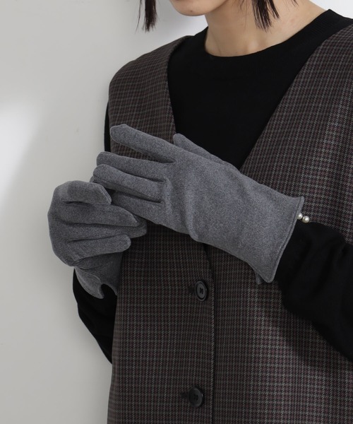 FOUND GOOD（ファウンドグッド）の「シンプルテブクロ（手袋・レディース・ブラック/ベージュ/グレー系/グレー系5/ブラウン系/パープル系2・FREE）」の12枚目の写真