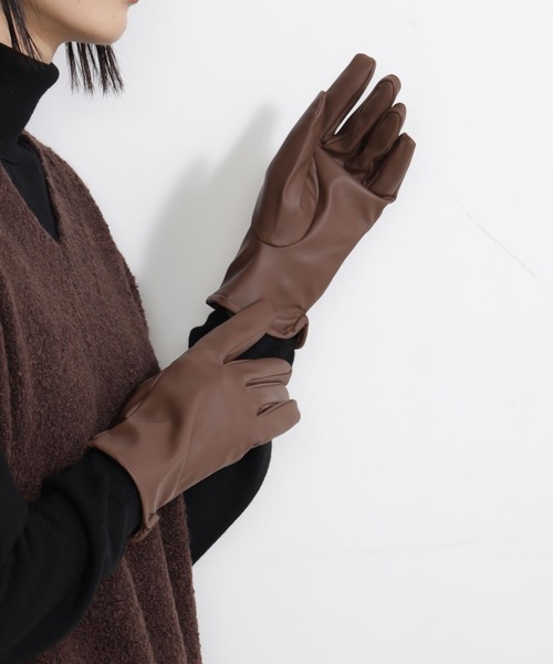 FOUND GOOD（ファウンドグッド）の「シンプルテブクロ（手袋・レディース・ブラック/ベージュ/グレー系/グレー系5/ブラウン系/パープル系2・FREE）」の14枚目の写真