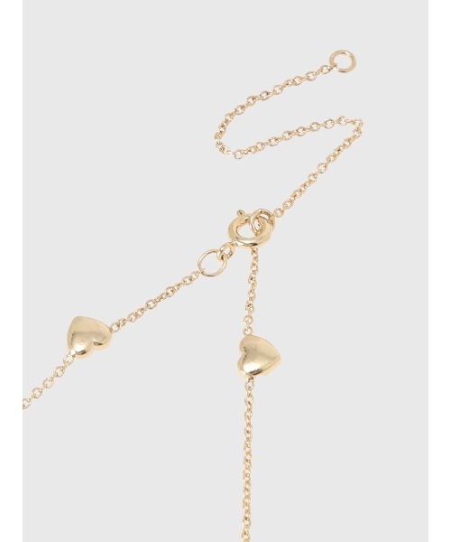 EIMY ISTOIRE(エイミーイストワール)の「heart motif skin necklace(ネックレス・レディース・ゴールド・F)」の6枚目の写真