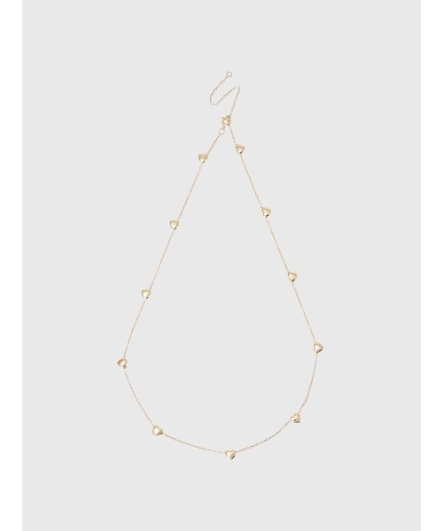 EIMY ISTOIRE(エイミーイストワール)の「heart motif skin necklace(ネックレス・レディース・ゴールド・F)」の3枚目の写真