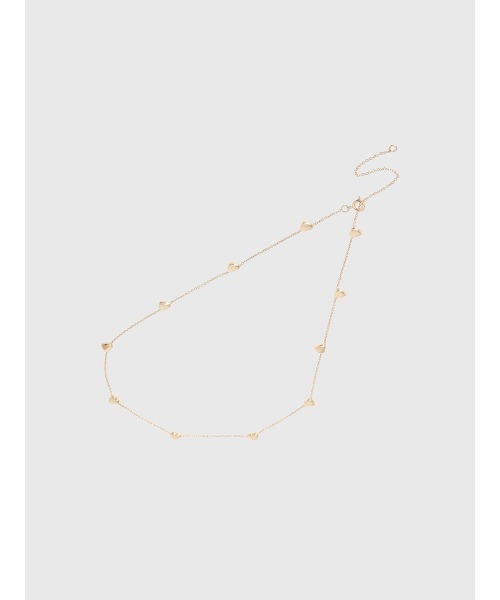 EIMY ISTOIRE(エイミーイストワール)の「heart motif skin necklace(ネックレス・レディース・ゴールド・F)」の4枚目の写真
