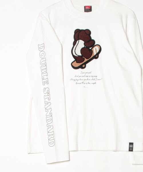 ダブスタ サマーベアプリントロングTシャツ DOUBLE STANDARD CLOTHING 31%OFF ダブルスタンダード