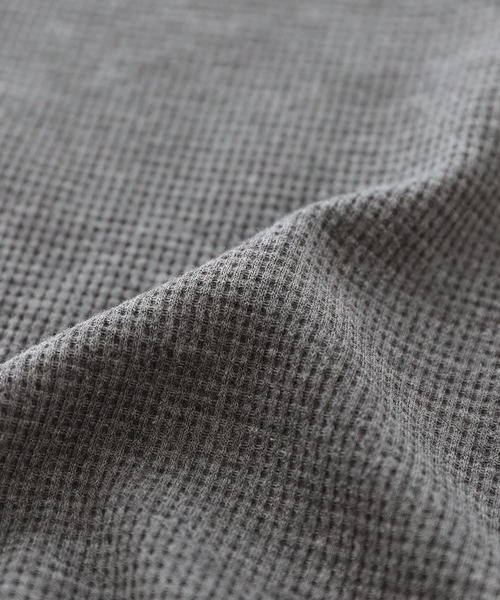 n'OrLABEL（ノアールレーベル）の「『配色ステッチワッフルタートルカットソー』（Tシャツ/カットソー・レディース・チャコールグレー/ブラック/アイボリー/ダークブルー・2/1）」の21枚目の写真