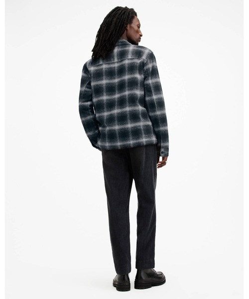 ALLSAINTS（オールセインツ）の「ELM CORDUROY STRAIGHT FIT TROUSERS | ELM コーデュロイ ストレート フィット トラウザー（その他パンツ・メンズ・ブラック系その他・28/30/31/32）」の7枚目の写真