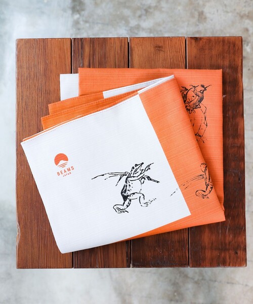 別注】山本仁商店 / 鳥獣戯画 風呂敷（バンダナ/スカーフ）｜BEAMS