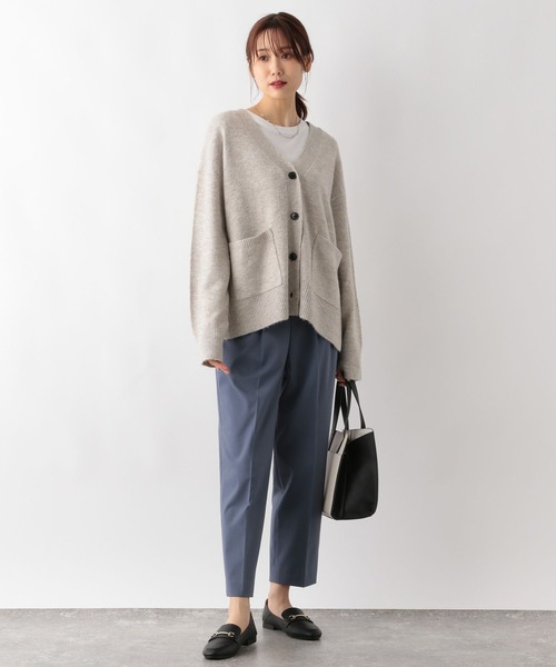 GLOBAL WORK(グローバルワーク)の「フワフワHugmeVネックカーディガン/115961(カーディガン/ボレロ・レディース・グレイッシュベージュ/サックスブルー/セージグリーン/ラベンダー・MEDIUM/LARGE)」の18枚目の写真