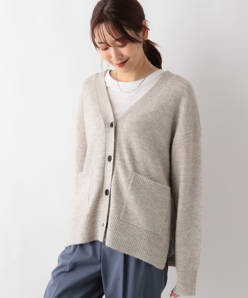 GLOBAL WORK(グローバルワーク)の「フワフワHugmeVネックカーディガン/115961(カーディガン/ボレロ・レディース・グレイッシュベージュ/サックスブルー/セージグリーン/ラベンダー・MEDIUM/LARGE)」の19枚目の写真