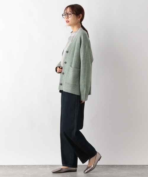 GLOBAL WORK(グローバルワーク)の「フワフワHugmeVネックカーディガン/115961(カーディガン/ボレロ・レディース・グレイッシュベージュ/サックスブルー/セージグリーン/ラベンダー・MEDIUM/LARGE)」の22枚目の写真