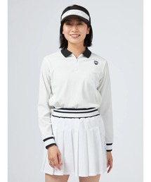 McGREGOR GOLF（マックレガーゴルフ）の「McGREGOR GOLF<ウィメンズ>ロゴファスナーカットソー（ポロシャツ）」