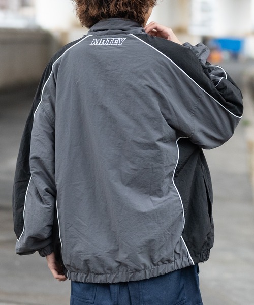 JOHN'S CLOSET（ジョンズクローゼット）の「【13】ナイロン/ボア リバーシブル パイピングブルゾン（ナイロンジャケット・メンズ・ネイビー/ブラック/チャコールグレー・MEDIUM/LARGE/X-LARGE）」の12枚目の写真