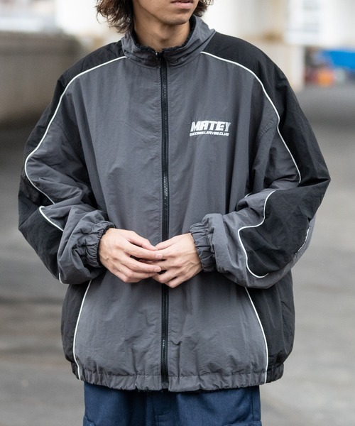 JOHN'S CLOSET（ジョンズクローゼット）の「【13】ナイロン/ボア リバーシブル パイピングブルゾン（ナイロンジャケット・メンズ・ネイビー/ブラック/チャコールグレー・MEDIUM/LARGE/X-LARGE）」の10枚目の写真