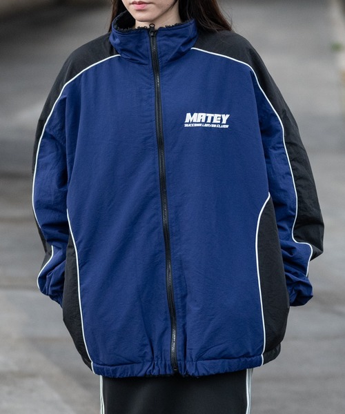 JOHN'S CLOSET（ジョンズクローゼット）の「【13】ナイロン/ボア リバーシブル パイピングブルゾン（ナイロンジャケット・メンズ・ネイビー/ブラック/チャコールグレー・MEDIUM/LARGE/X-LARGE）」の22枚目の写真