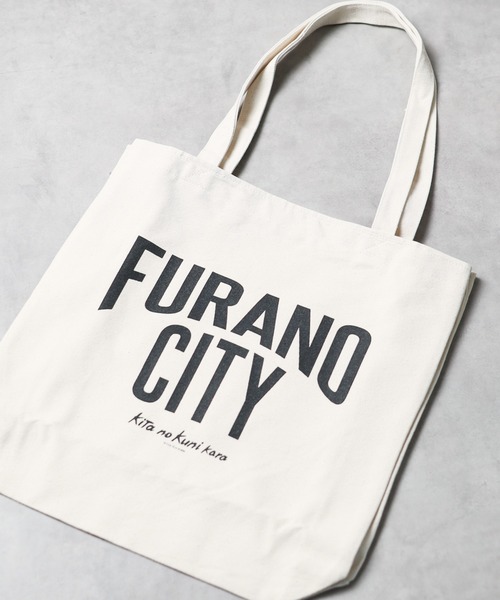 ARCHIVER(アーカイバ)の「【8】【北の国から x THE BEYOND AND PRODUCTS】FURANO CITY tote bag(トートバッグ・メンズ・オフホワイト・FREE)」の1枚目の写真