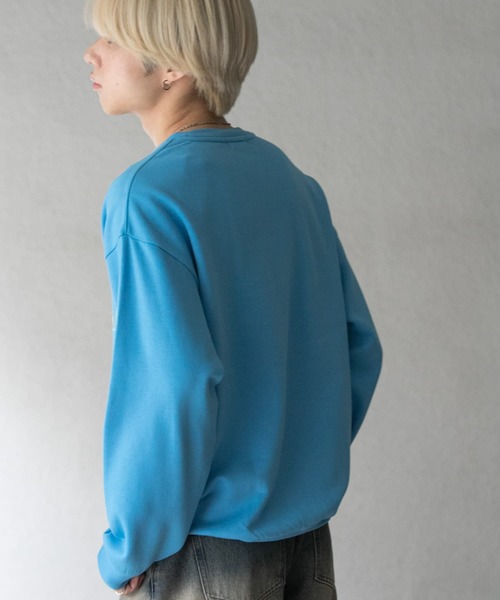 水色 クルーネック トレーナー GENUINE DICKIES/ジェニュインディッキーズ】アソート 裏シャギー