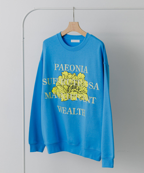 セール】ボタニカルグラフィッククルーネックスウェット（スウェット