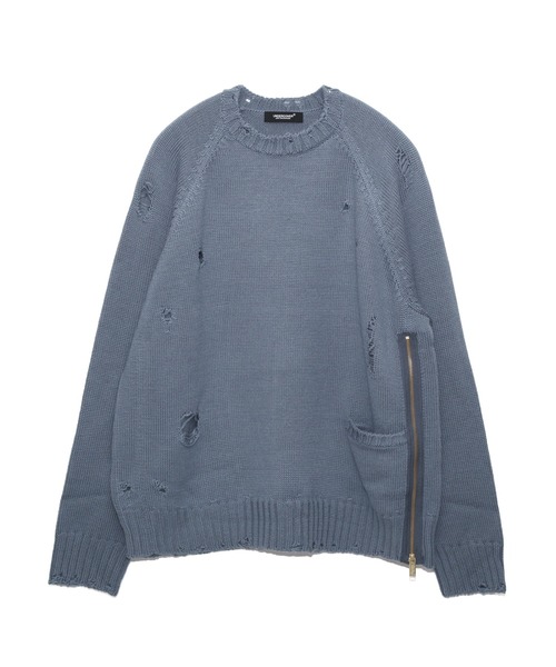 UNDERCOVER（アンダーカバー）の「UC2D9904（ニット/セーター・メンズ・ブラック/ブラウン系その他/ブルーグレー・4/3/2/5）」の2枚目の写真