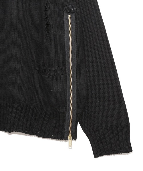 UNDERCOVER（アンダーカバー）の「UC2D9904（ニット/セーター・メンズ・ブラック/ブラウン系その他/ブルーグレー・4/3/2/5）」の9枚目の写真