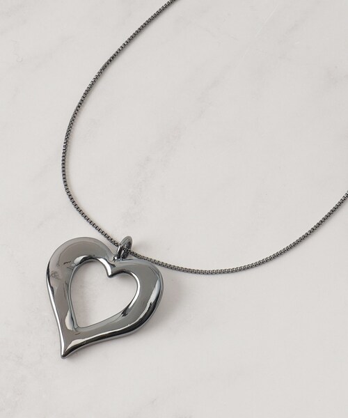 SHOO・LA・RUE（シューラルー）の「◆【2WAY】ハートネックレス（ネックレス・レディース・シルバー/ゴールド/シルバー系その他・00）」の2枚目の写真