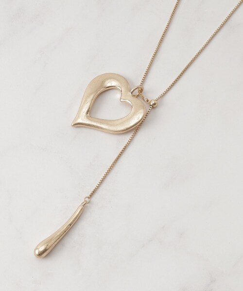 SHOO・LA・RUE（シューラルー）の「◆【2WAY】ハートネックレス（ネックレス・レディース・シルバー/ゴールド/シルバー系その他・00）」の10枚目の写真
