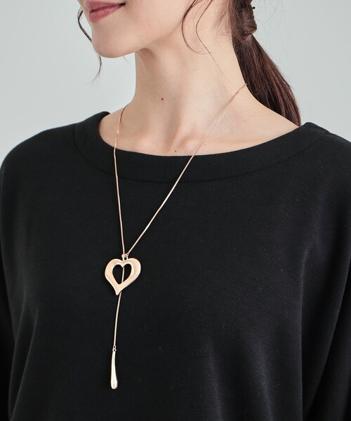SHOO・LA・RUE（シューラルー）の「◆【2WAY】ハートネックレス（ネックレス・レディース・シルバー/ゴールド/シルバー系その他・00）」の4枚目の写真