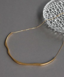 abaskdesign | 金属アレルギー対応 ニュアンスライン ショートネックレス(ネックレス)