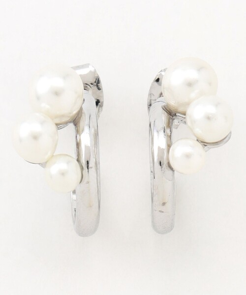セール】【WEB限定】パールフープピアス(両耳用)（ピアス（両耳用