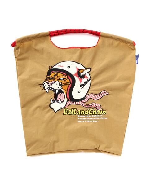 Ball&Chain(ボールアンドチェーン)の「Ball&Chain(ボールアンドチェーン) H.TIGER/Mサイズ(エコバッグ/サブバッグ・レディース・チャコールグレー/ベージュ/ネイビー・F)」の2枚目の写真