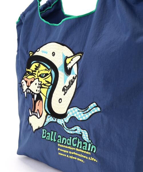 Ball&Chain(ボールアンドチェーン)の「Ball&Chain(ボールアンドチェーン) H.TIGER/Mサイズ(エコバッグ/サブバッグ・レディース・チャコールグレー/ベージュ/ネイビー・F)」の8枚目の写真