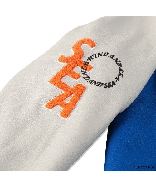 【新品】MLB x WDS VARSITY JAKET WIND AND SEA（ウィンダンシー）の「MLB x WDS VARSITY JACKET
